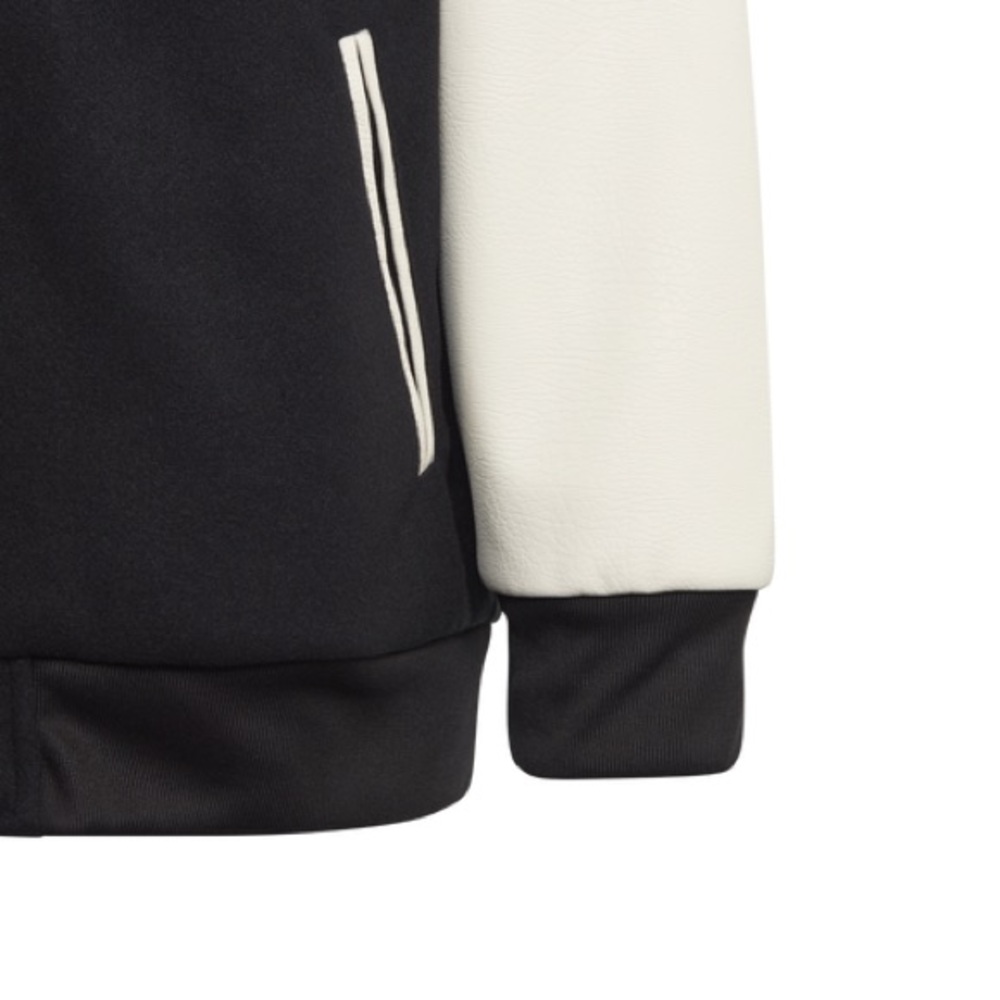 Adidas women’s Black and White Varsity Jacket - Picture 5 of 5